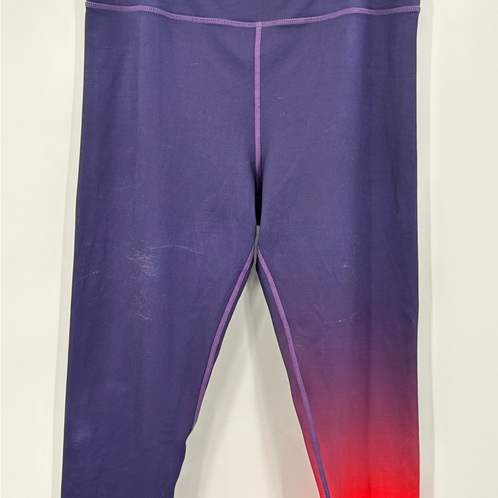 Zyia Active Purple Ombre Light N' Tight Hi Rise 7/8 Size 20 Leggings